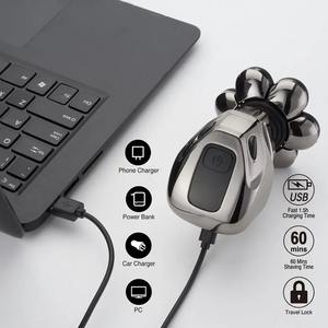 Afeitadora Eléctrica 7D con Cuchillas Flexibles para Hombres Calvos, 7 Cuchillas Flotantes, Afeitadora Masculina, Afeitado Más Suave, Pantalla LED Inteligente - Product Image 4