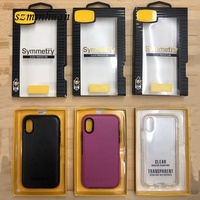 Coque de téléphone Symmetry 2023 transparente antichoc pour iPhone pour Samsung avec boîte de vente au détail