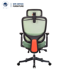 Chaise de <span class=keywords><strong>bureau</strong></span> ergonomique moderne et robuste certifiée BIFMA, capacité 200 kg, avec mécanisme d'auto-équilibrage, accoudoirs 3D et dossier haut en maille - Product Image 4