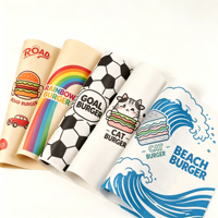 Alas Kertas Anti Minyak untuk Burger dan Sandwich, Kualitas Makanan, Harga Pabrik, Penyerap Minyak, Alas Loyang Panggang