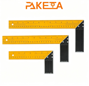 Righello a <span class=keywords><strong>L</strong></span> in Alluminio di Alta Qualità con Lunghezza Personalizzabile, Precisione di 0,01 mm, Disponibile in Vari Colori Arancione/Giallo - Product Image 1