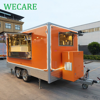 Remolque De Comida Food Track BBQ Hot Dog Food Truck entièrement équipé WECARE Mobile Restaurant Pizza Burger Van Traiteur Remolque De Comida