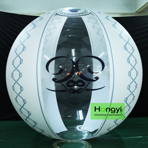 Ballon de <span class=keywords><strong>plage</strong></span> transparent en PVC ballons gonflables noirs et blancs annonçant des ballons jouets - Product Image 4