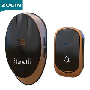 Новейший продукт водонепроницаемый 45 мелодий переменного тока мощность 110-220 В ЕС, Великобритания, США, штекер 45 рингтонов, беспроводной дверной звонок - Product Image 1