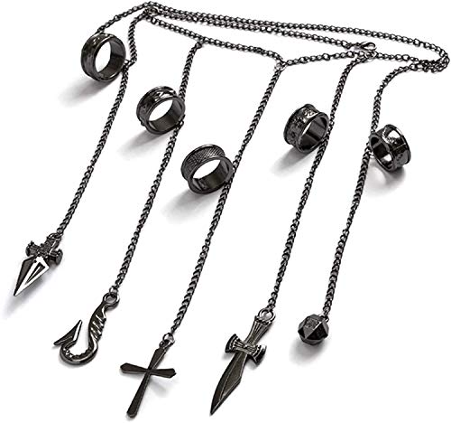 ハンター×ハンター クラピカ コスプレ衣装用メタルリング アクセサリー