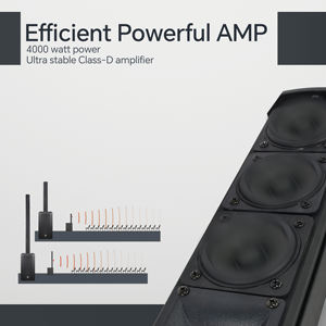 Rqsonic Ac22d3 2*10 "Baswoofer Kolom Luidspreker Professioneel Geluidssysteem Pa Systeem Actieve Kolom <span class=keywords><strong>Array</strong></span> Luidsprekers - Product Image 2