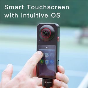 Cámara de Acción <span class=keywords><strong>Go</strong></span> <span class=keywords><strong>Pro</strong></span> de <span class=keywords><strong>360</strong></span> Grados, Resistente al Agua, 8K, Transmisión en Vivo Activa, <span class=keywords><strong>Video</strong></span> HDR en Tiempo Real, Edición con IA, Seguimiento Facial, Transmisión en Vivo - Product Image 5