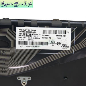 คีย์บอร์ดแล็ปท็อปจีน backlit สำหรับ HP Probook 650 G2 655 G3 831023-AB1 G3 G2พร้อมกรอบสีดำและ <span class=keywords><strong>TrackPoint</strong></span> - Product Image 3