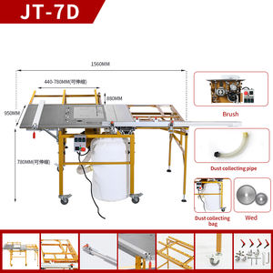 Scie à table coulissante multifonction OEM sans poussière de haute précision à <span class=keywords><strong>prix</strong></span> d'usine pour le travail <span class=keywords><strong>du</strong></span> bois scie à panneaux coulissants - Product Image 6