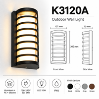Applique murale LED étanche IP65 en PC blanc 10W, installation facile, pour extérieur
