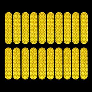 20 <span class=keywords><strong>pegatinas</strong></span> <span class=keywords><strong>reflectantes</strong></span> de noche autoadhesivas para <span class=keywords><strong>patinete</strong></span> eléctrico, tira de advertencia impermeable, <span class=keywords><strong>patinete</strong></span> de PVC - Product Image 3