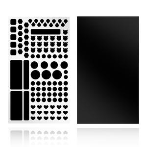 Pegatinas de oscurecimiento y bloqueo de luz LED del 50% al 80%, de PET troquelado de una sola cara con adhesivo acrílico para enmascaramiento - Product Image 6