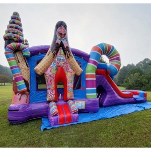 Alquiler <span class=keywords><strong>de</strong></span> Brincolines Inflables para Fiestas, Brincolín con Tobogán para Niñas, Castillo Inflable <span class=keywords><strong>de</strong></span> Dibujos Animados para Niños al Aire Libre - Product Image 2