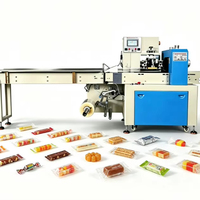 Automatische horizontale Verpackungsmaschine für Süßigkeiten, Brot und Schokolade