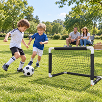 But de football miniature pliable en plastique facile à assembler, but de football portable de petite taille pour la maison, le jardin, les jeux parent-enfant