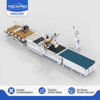 Machine CNC de nesting avec lame de scie 1325 pour meubles sur mesure, routeur CNC ATC, banc de perçage et chargement automatique