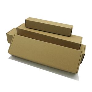Caja de Cartón Corrugado Kraft para Envíos de Flores, Forma Larga y Pequeña - Product Image 1