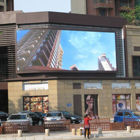 Panneau LED SMD 3D P10 en gros de Chine, écran d'affichage LED extérieur P8 960x960 pour publicité en concession automobile 4S, vente en gros