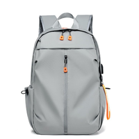 Sac à dos pour ordinateur portable Marksman unisexe, grande capacité, 18 pouces, imperméable, antivol, avec panneau solaire