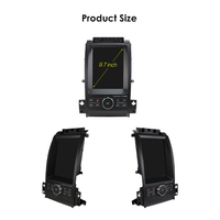 CARUPEZ Head Unit Stereo Mobil Android 9.7 inci dengan GPS Terintegrasi dan Kamera Mundur untuk Ford Taurus 2011-2019 Model Vertikal Tesla 8 Core