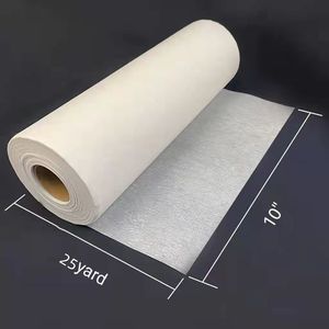 Basse température froide soluble dans l'eau dos adhésif non-tissé <span class=keywords><strong>motif</strong></span> d'impression pâte auto-adhésive soluble bricolage broderie stabilisateur c - Product Image 1