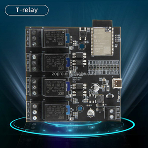 Relais T-Relay <span class=keywords><strong>ESP32</strong></span>, puce DC 5V, 4 groupes de relais, 4 Mo de mémoire flash, relais IoT prenant en charge le Wi-Fi - Product Image 5