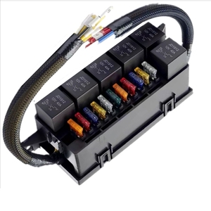 Boîte à fusibles relais 11 voies - 12V/24V 40A pour modifications automobiles/marines/camping-cars et véhicules électriques, boîte à fusibles robuste à 11 emplacements - Product Image 5