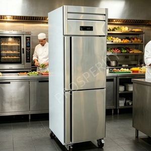 Refrigerador Comercial <span class=keywords><strong>de</strong></span> Doble Puerta con Enfriamiento por Ventilador para Chefs - Diseño Pan-Slide, Refrigerador <span class=keywords><strong>de</strong></span> Preparación <span class=keywords><strong>de</strong></span> Acero Inoxidable, Suministro Directo <span class=keywords><strong>de</strong></span> Fábrica - Product Image 2