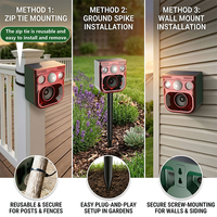 Alarme solaire à détecteur de mouvement MEIYAN MYUB-12, 120 dB, 10 sons, 4 LED rouges clignotantes, étanche, dissuasion contre les voleurs, pour garage - Fournisseur