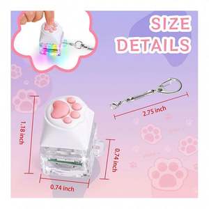 Llavero con Teclado RGB de Colores Cambiantes, Juguete Sensorial Recargable por USB para Uso Nocturno y Juego Sensorial - Product Image 2