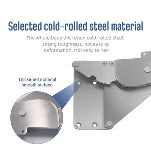 Cerniera a Scomparsa per Mobili, Tipo Ribaltabile, Multifunzionale per Tavolo Pieghevole da Cucina, Accessori <span class=keywords><strong>Hardware</strong></span> - Product Image 3