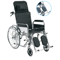 Vente chaude en acier inoxydable Pliable portatif léger manuel 809 fauteuil roulant Prix