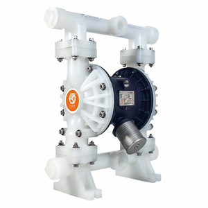 Pompe à diaphragme pneumatique en acier inoxydable 304 série SUOU QBY3, modèles résistants à la corrosion acide/alcaline QBY-65FTFF - Product Image 2