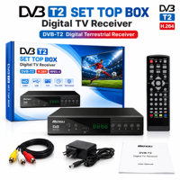 Décodeur TNT DVB-T2 Full HD 1080P H.265 HEVC Récepteur TV Numérique HDMI USB PVR FTA Terrestre pour la Maison