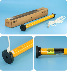 Motor tubular rodante AM25 1/25 RF433, batería de litio integrada remota para Alexa, asistente de <span class=keywords><strong>Google</strong></span>, compatible con tubo de 38mm, 1 unidad - Product Image 2