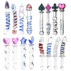 Dildo Realista de Cristal, Estimulador de Punto G y Anal, Erótico <span class=keywords><strong>para</strong></span> Mujeres y Parejas, Juguetes Sexuales <span class=keywords><strong>Anales</strong></span> <span class=keywords><strong>para</strong></span> Adultos - Product Image 2