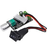 Régulateur de vitesse de moteur DC PWM 6V-28V, module de commande de vitesse 3A, rotation avant et arrière avec fonction de commutation