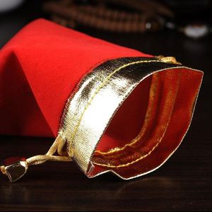 Sacs en velours pour bijoux, colliers, pierres précieuses, montres, petits sacs en velours personnalisés - Product Image 4