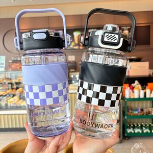 Booywaork Sports Water Bottle 830Ml With Straw Portable Outdoor Use - Product Image 1