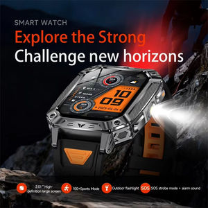 Montre connectée de sport en plein air AK86 2026 avec appels Bluetooth, étanche IP68, écran 2,01 pouces, batterie grande capacité 1400 mAh, plus de 100 modes sportifs - Product Image 2