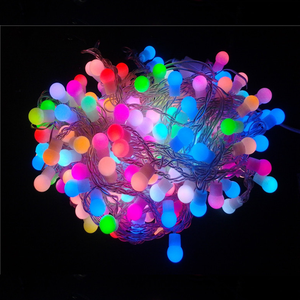 3M 5M 10M 100 LED Boule <span class=keywords><strong>Guirlande</strong></span> de <span class=keywords><strong>Guirlande</strong></span> <span class=keywords><strong>Lumineuse</strong></span> IP65 Décoration de Noël <span class=keywords><strong>pour</strong></span> la maison <span class=keywords><strong>Chambre</strong></span> à coucher Fête de mariage Vacances <span class=keywords><strong>pour</strong></span> l'intérieur - Product Image 1