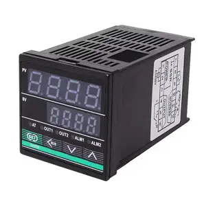 Termostato industrial inteligente totalmente automático e ajustável, display digital, interruptor controlador de temperatura de reprodução 220v