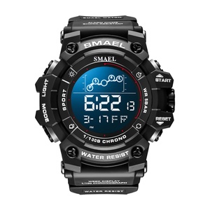 Reloj Deportivo SMAEL 8082 para Hombre, Nuevo, Resistente al Agua, Cronógrafo Digital LED, Reloj Electrónico con Alarma, Estilo Deportivo Colorido y Luminoso - Product Image 2