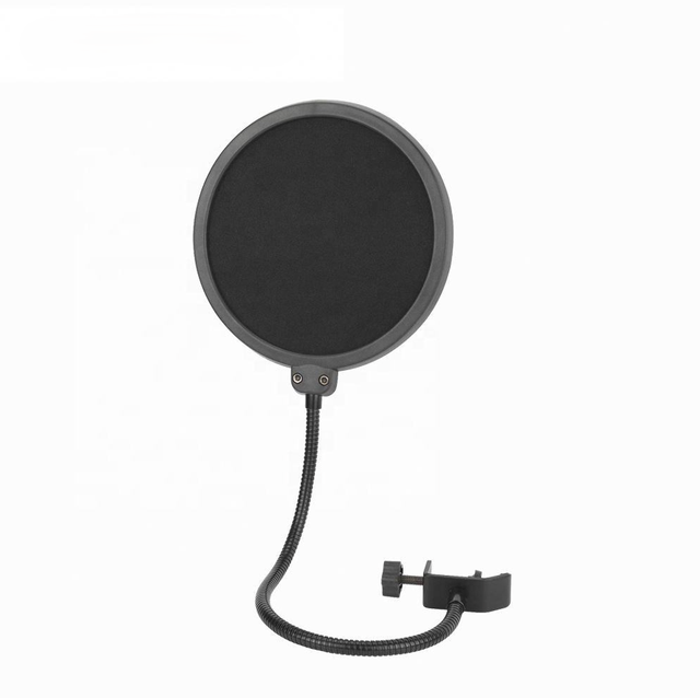 OEM Low-Noise Microphone Pop Filter Plastic Studio Mic Anti-Pop Filter