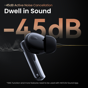 <span class=keywords><strong>HAYLOU</strong></span> T007/<span class=keywords><strong>W1</strong></span> ANC Auriculares intrauditivos LED/Pantalla digital Indicador de batería Qualcomm Chipset Bluetooth 5,3 Función impermeable - Product Image 3