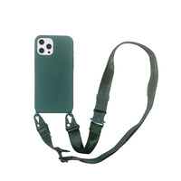 Étui de téléphone à bandoulière avec cordon en PP, crochet, toucher doux, polyester, antichoc, anti-rayures, protection à 360 degrés, étui XOUXOU pour
