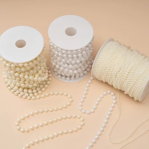 <span class=keywords><strong>Guirlande</strong></span> de perles en plastique de 8 mm x 10 m pour la fabrication de bijoux, les centres de table floraux, les décorations de mariage, les décorations de Noël - Product Image 1