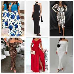 Vestidos de Verano para Mujer Estilo Europeo Americano, Económicos, Holgados, Casuales, de Manga Corta, Poliéster/Algodón, Envío Aleatorio - Product Image 2