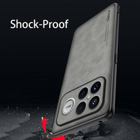 Étui en silicone mat antichoc pour Poco X8 Pro MAX Redmi A7 Pro, étui en cuir d'agneau pour homme, étui professionnel pour Xiaomi 17T Pro 5G