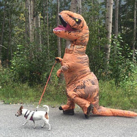 Costume de dinosaure gonflable personnalisé Dino Cosplay adultes enfants Costumes de mascotte d'animal de dragon en gros